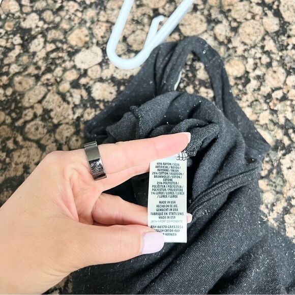 Anthropologie Cloth & Stone Jumpsuit Sleeveless Pockets Gray Heather Size S - Picture 7 of 7